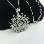 GÜMÜŞ YAŞAM ÇİÇEĞİ KOLYE