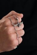 Gümüş Ahura Mazda Figürlü Erkek ve Kadın Unisex Kolye