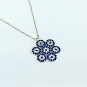 925 AYAR GÜMÜŞ NAZAR BONCUĞU KOLYE