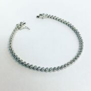 GÜMÜŞ ZİRKON TAŞLI SU YOLU  BİLEKLİK