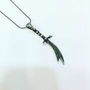 GÜMÜŞ ZÜLFİKAR KILIÇ KOLYE