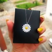 925 AYAR GÜMÜŞ PAPATYA KOLYE