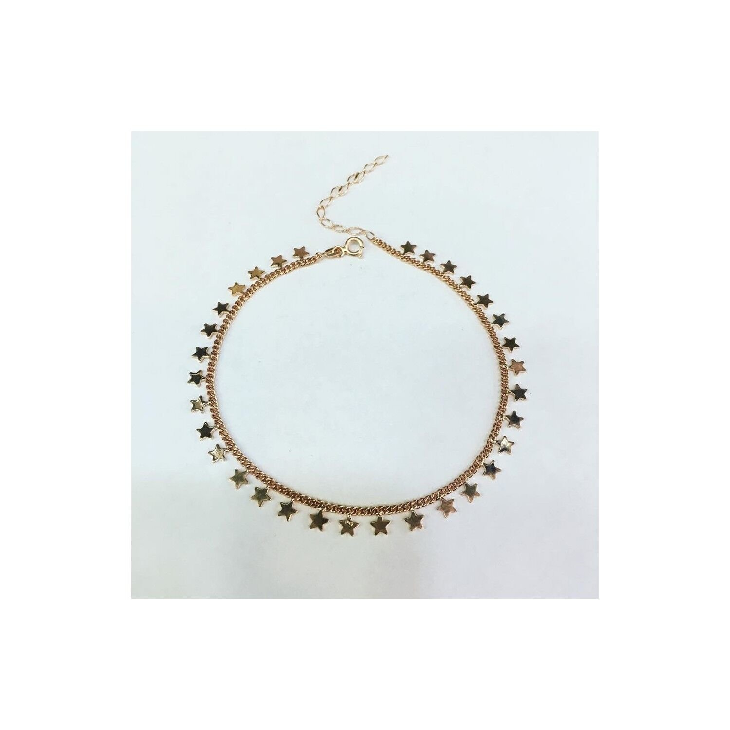 TMT Gümüş Yıldızlı Halhal