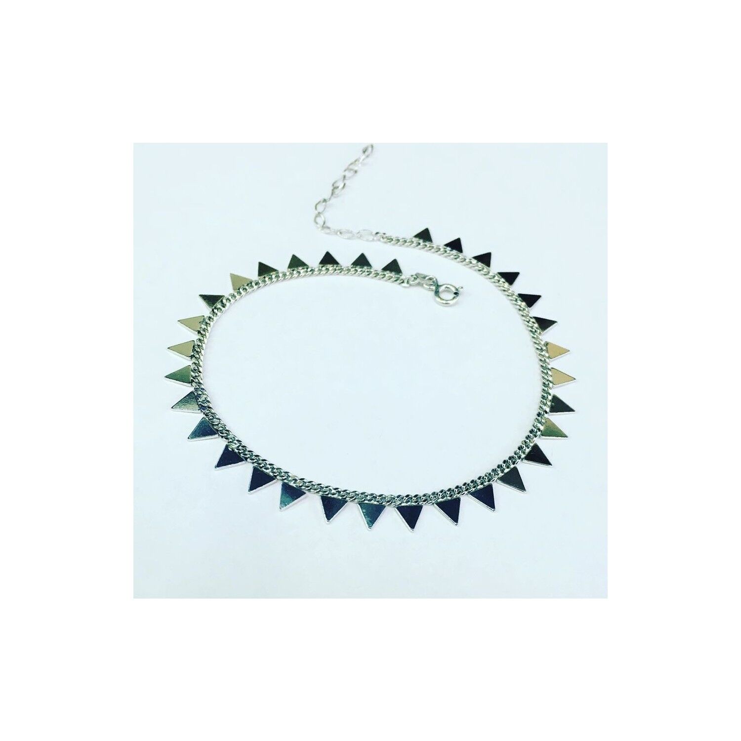 TMT Gümüş Üçgen Halhal