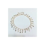 TMT Gümüş Rose Bronz Renk Zirkon Taşlı Pullu Halhal