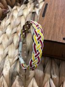 GÜMÜŞ KAZAZİYE SARI KIRMIZI BİLEKLİK