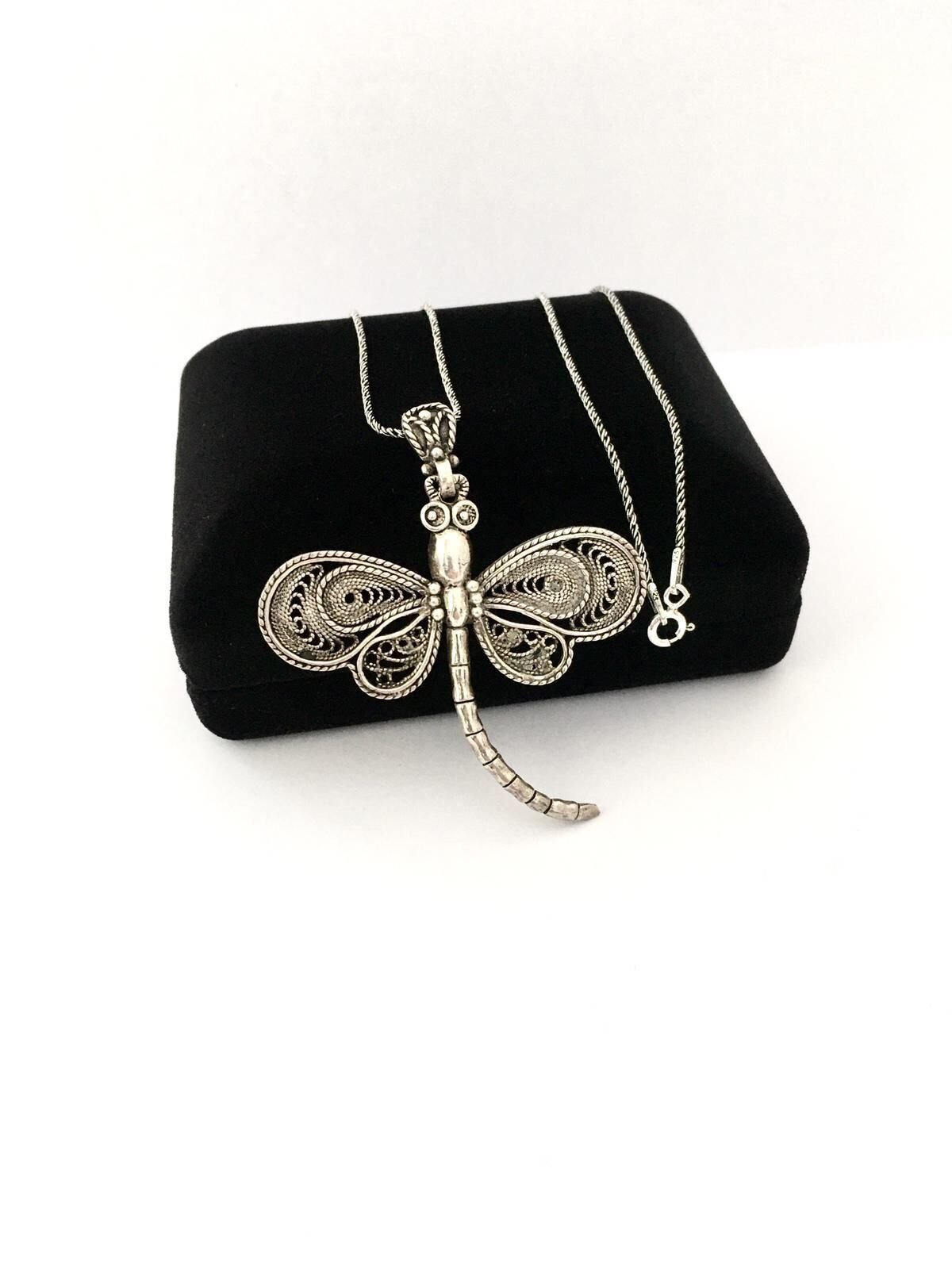 GÜMÜŞ TELKARİ YUSUFÇUK KOLYE