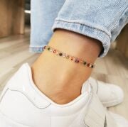 GÜMÜŞ RENKLİ ZİRKON TAŞLI  ROSE HALHAL