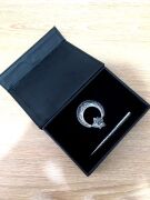 GÜMÜŞ AY YILDIZ MASA ÜSTÜ KALEM VE KALEMLİK