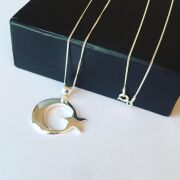 AY YILDIZ GÜMÜŞ KOLYE