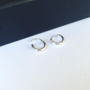 GÜMÜŞ HALKA KÜÇÜK MİNİK KÜPE