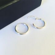 GÜMÜŞ HALKA  KÜPE