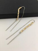 GÜMÜŞ ROSE DORİKA DORİSSA SALLANTILI ZİNCİRLİ KÜPE