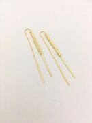 GÜMÜŞ ALTIN KAPLAMA DORİKA DORİSSA SALLANTILI ZİNCİRLİ KÜPE