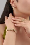 GÜMÜŞ DORİKA DORİSSA TOPLU İTALYAN MODEL HASIR ÖRGÜ BİLEZİK KÜPE YÜZÜK ROSE GOLD VE GÜMÜŞ RENKLİ SET TAKIM KOMBİN