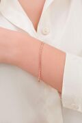 2mm Gümüş Rose Gurmet Zincir Bileklik