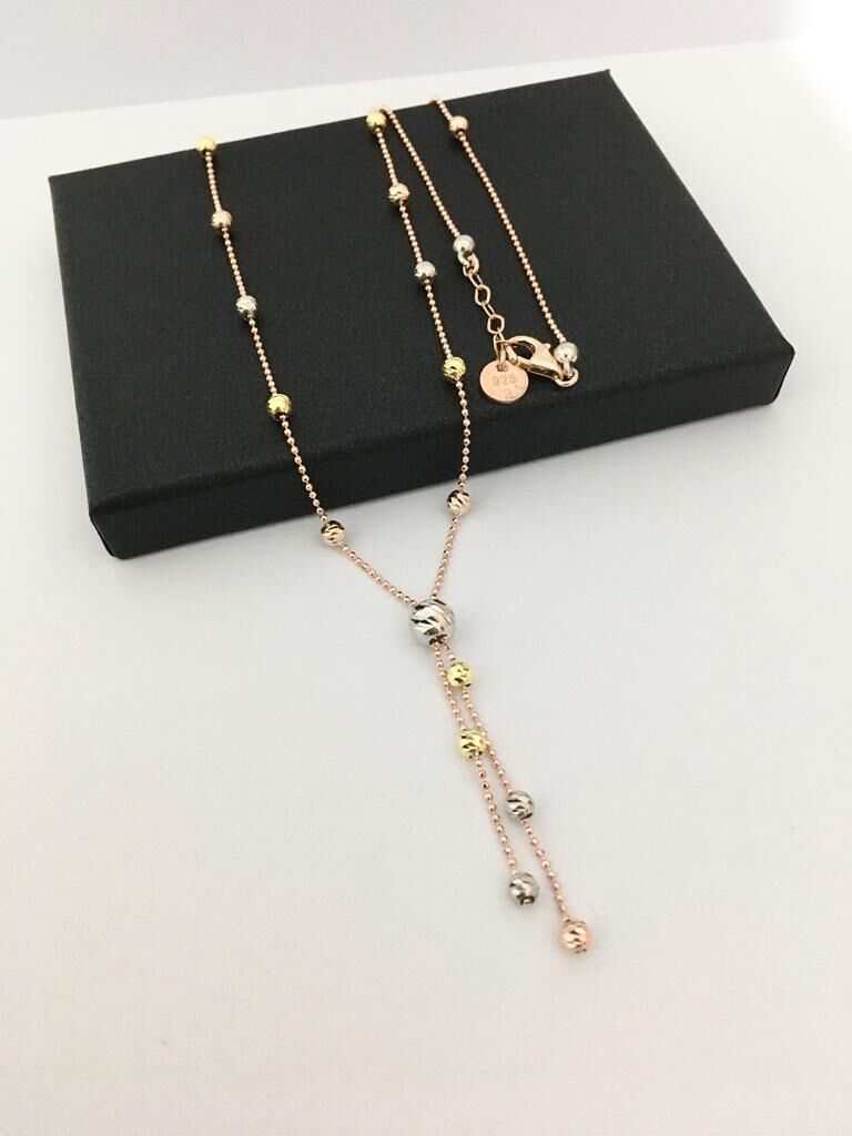 GÜMÜŞ DORİKA DORİSSA TOPLU ROSE KOLYE