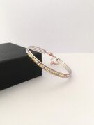 DORİKA İTALYAN MODEL ALTIN KAPLAMA ROSE GÜMÜŞ BİLEZİK