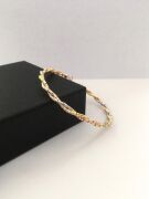 GÜMÜŞ DORİKA İTALYAN MODEL ROSE ALTIN KAPLAMA SARMAL BURGU BİLEZİK