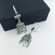 GÜMÜŞ BAŞAK TELKARİ KÜPE