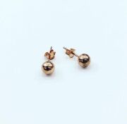 GÜMÜŞ ROSE MİNİK TOP NOKTA KÜPE