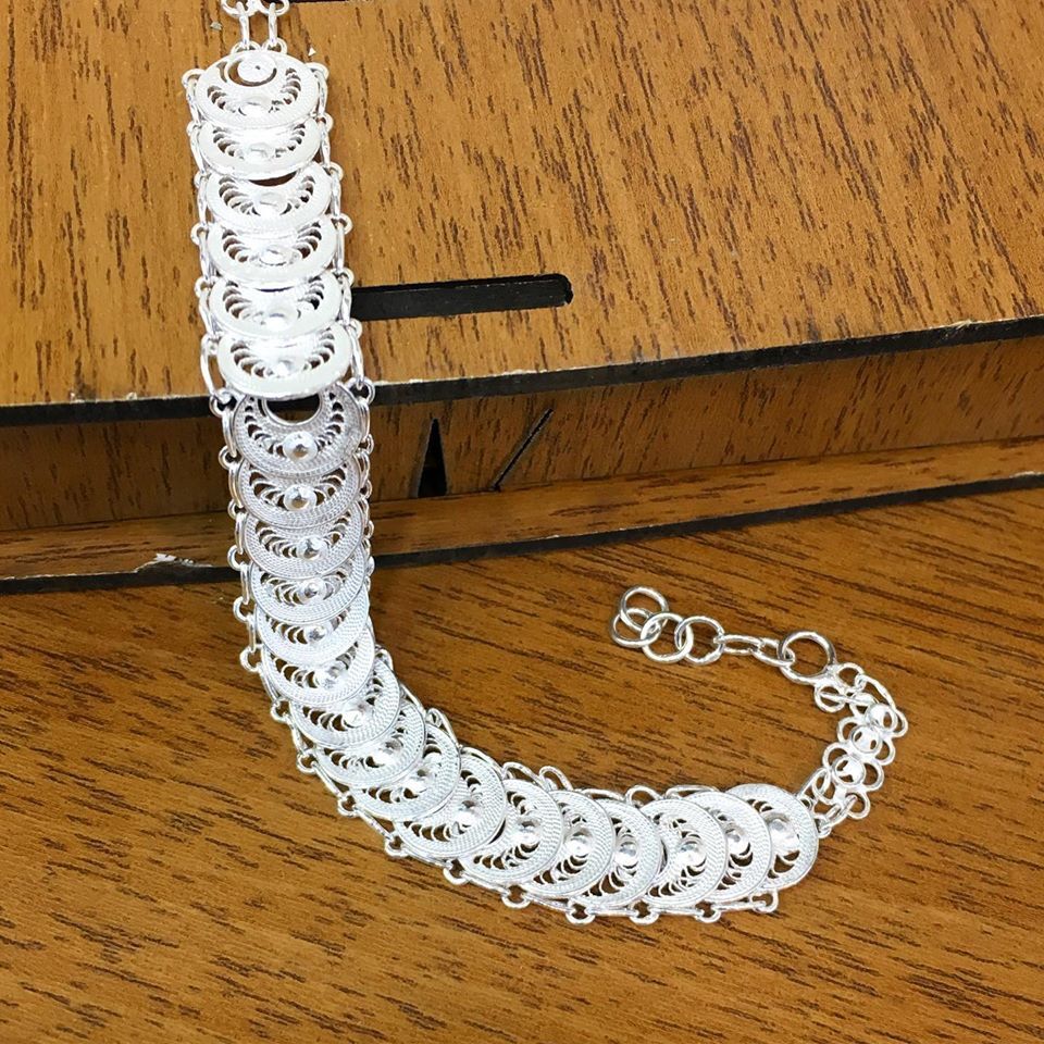 TELKARİ İŞLEME BALIK SIRTI  BİLEKLİK