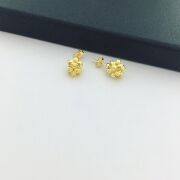 GÜMÜŞ ALTIN KAPLAMA DORİKA KAFES TOP KÜPE