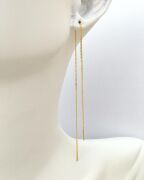 GÜMÜŞ ALTIN KAPLAMA ZİNCİR KÜPE