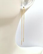 GÜMÜŞ ALTIN KAPLAMA ZİNCİR KÜPE