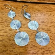 925 AYAR GÜMÜŞ 3 SIRA YUVARLAK KÜPE