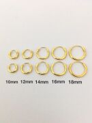 GÜMÜŞ ALTIN KAPLAMA HALKA KÜPE