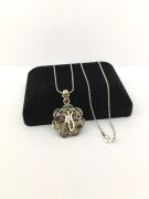 GÜMÜŞ TELKARİ EL İŞİ  KOLYE