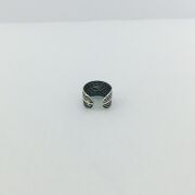 GÜMÜŞ ESKİTME DESENLİ KIKIRDAK KÜPE