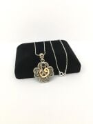 GÜMÜŞ TELKARİ KOLYE