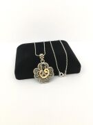 GÜMÜŞ TELKARİ KOLYE