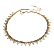 ÜÇGEN ZİRKON TAŞLI GÜMÜŞ HALHAL