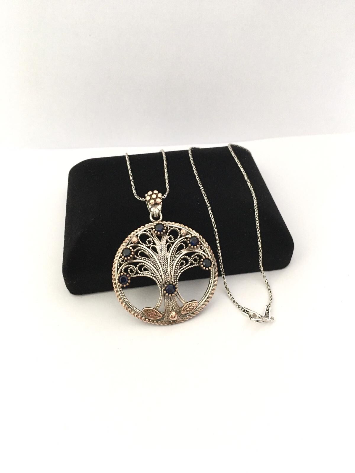 GÜMÜŞ HAYAT AĞACI KOLYE