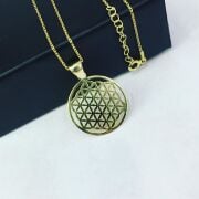 GÜMÜŞ ALTIN KAPLAMA  YAŞAM KOLYESİ