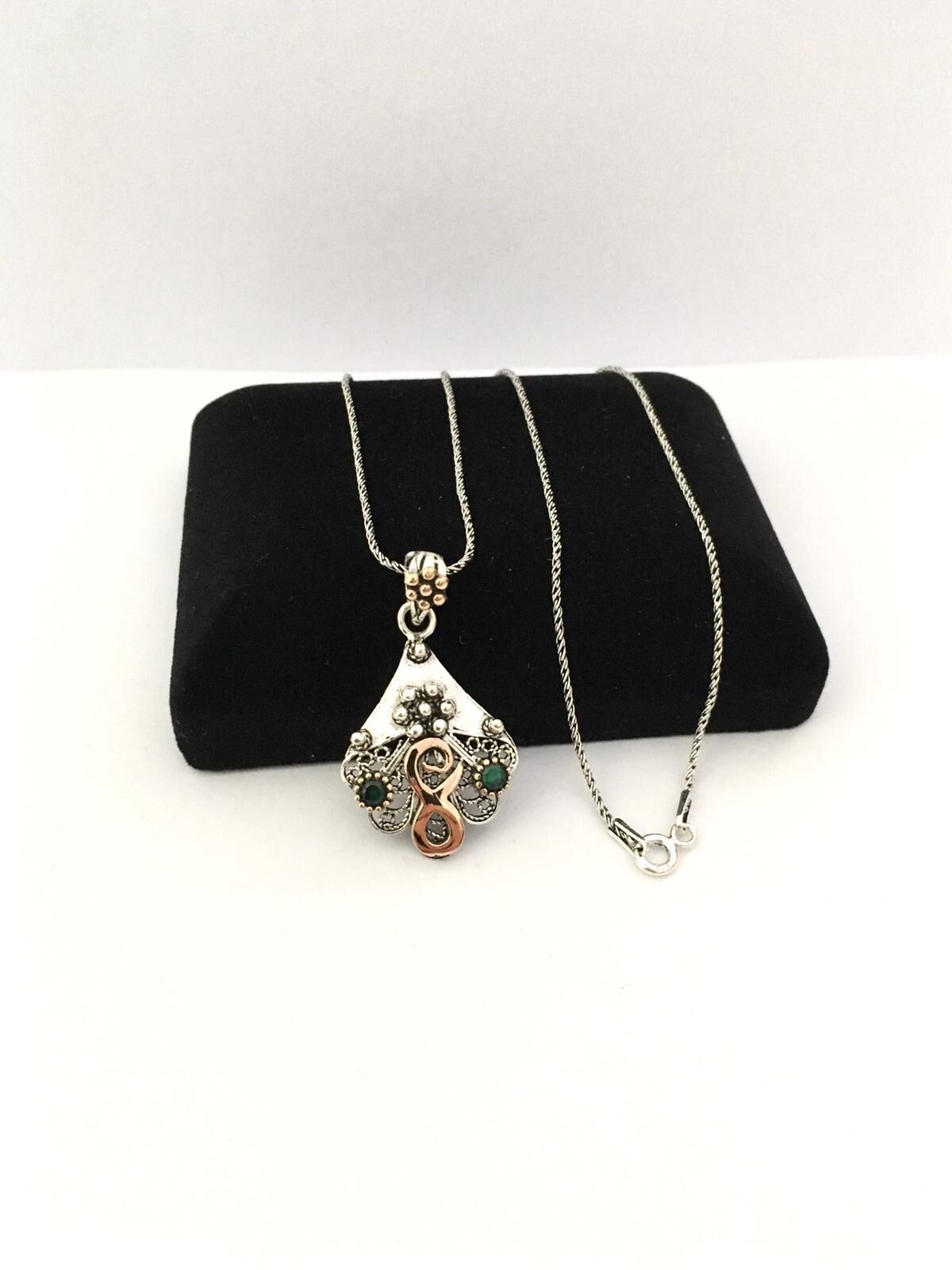 GÜMÜŞ TELKARİ SONSUZLUK KOLYE