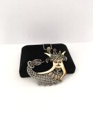 GÜMÜŞ TELKARİ ŞAHMERAN KOLYE