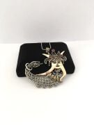 GÜMÜŞ TELKARİ ŞAHMERAN KOLYE