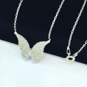 925 AYAR GÜMÜŞ KELEBEK KOLYE