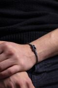 Gümüş 925 Ayar Kazaziye El İşi Bileklik