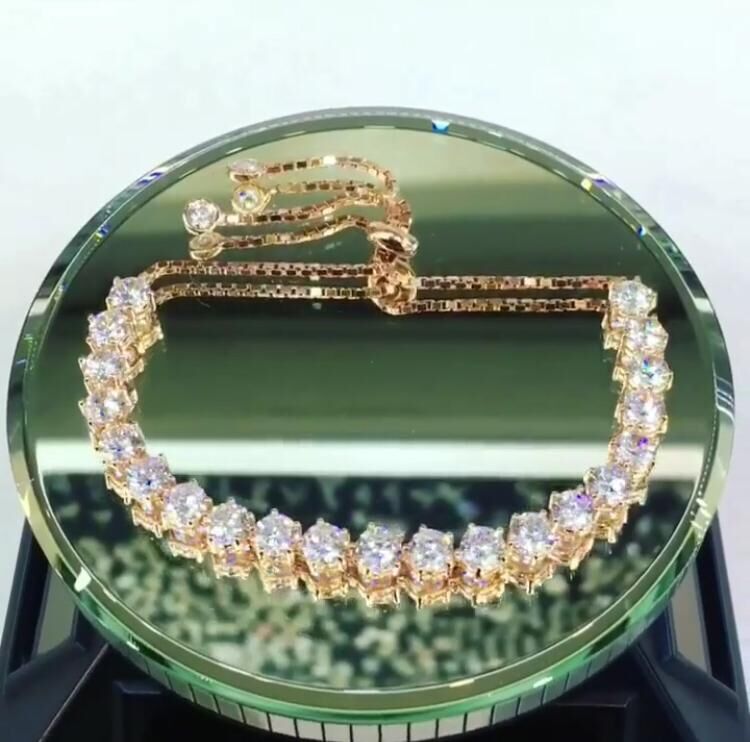 925 AYAR GÜMÜŞ SU YOLU ROSE ZİRKON TAŞLI ASANSÖRLÜ BİLEKLİK