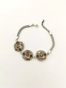 GÜMÜŞ LALE MOTİFLİ TELKARİ BİLEKLİK