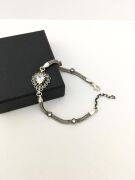 GÜMÜŞ ZİRKON TAŞLI TELKARİ BİLEKLİK