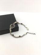 GÜMÜŞ AMETİST TAŞLI TELKARİ BİLEKLİK