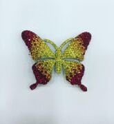 925 AYAR GÜMÜŞ KELEBEK BROŞ