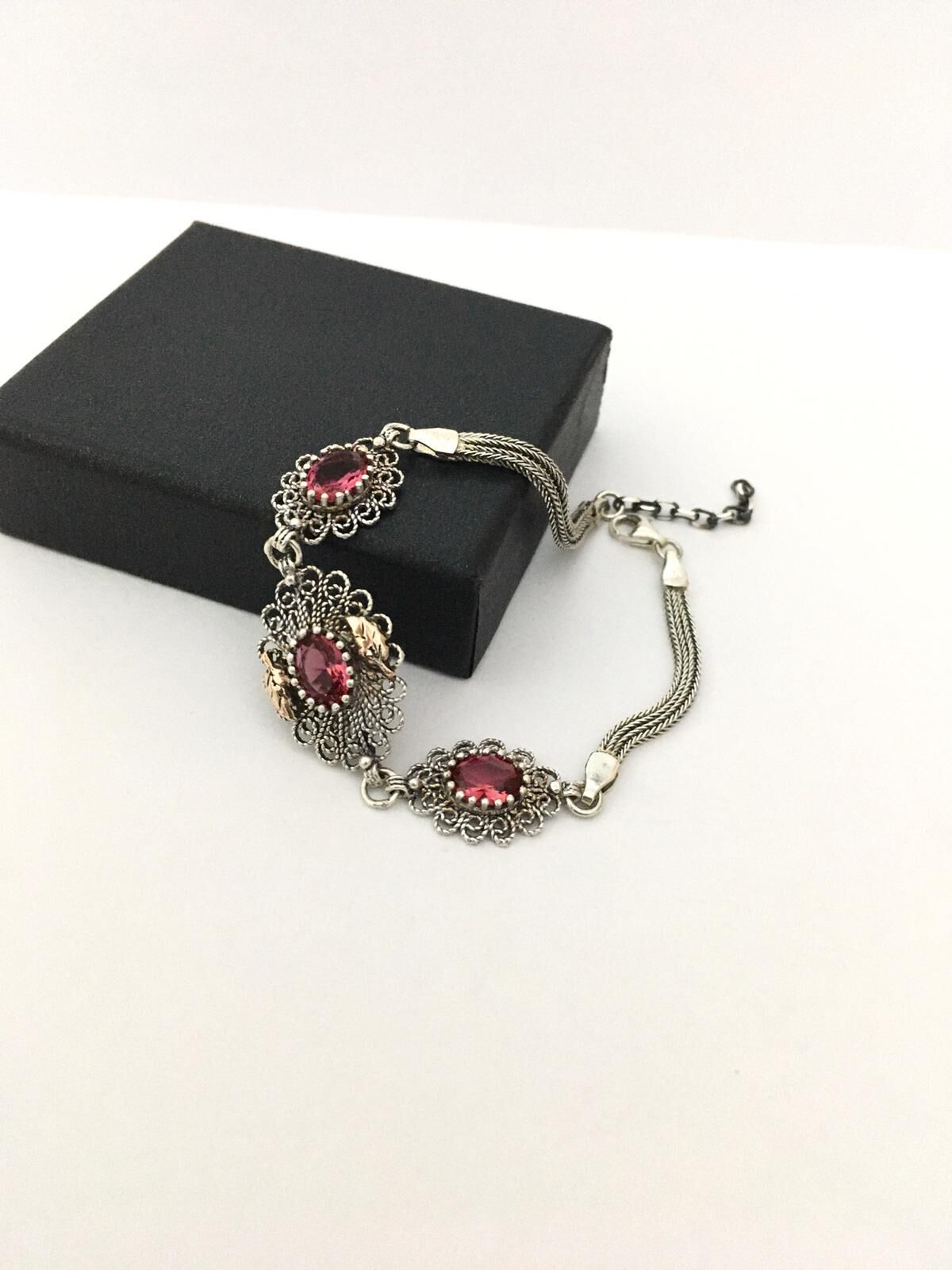 GÜMÜŞ OTANTİK TELKARİ BİLEKLİK