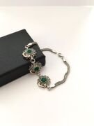 GÜMÜŞ VAV HARFLİ OTANTİK BİLEKLİK